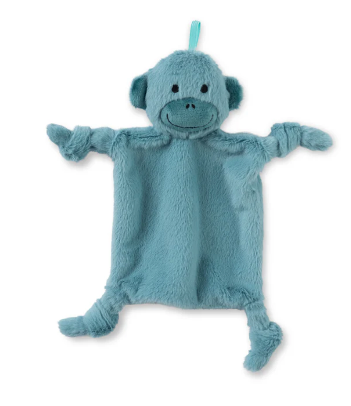 Pacifier Buddy | Milo the Monkey soft plush lovey with pacifier loop, perfect for babies 0 months and up.