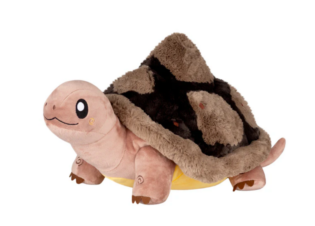 Tortoise Mini plush toy with soft brown shell and friendly face, perfect for all ages and cozy playtime.