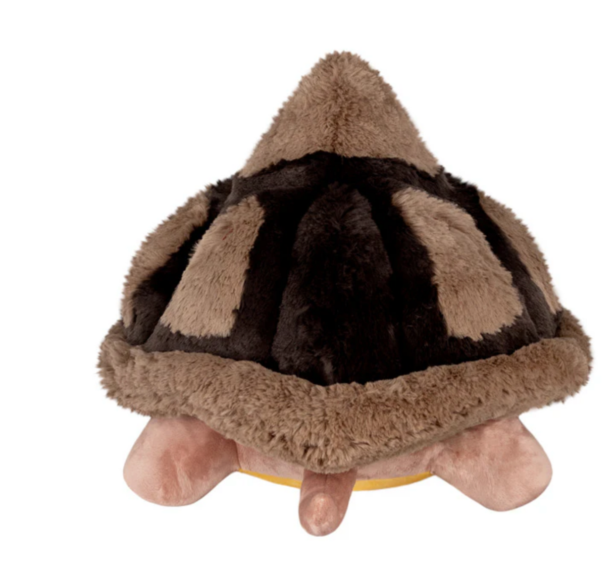 Tortoise Mini plush toy with a soft brown shell and legs, perfect for all ages and cozy cuddling.