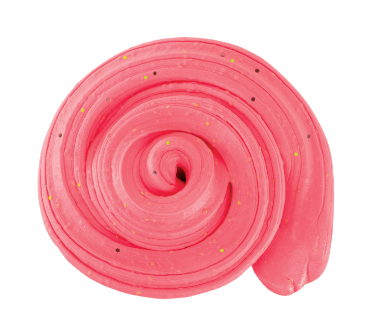 SCENTsory Popsicle Thinking Putty in pink with colorful specks, soft texture, and playful sensory experience.