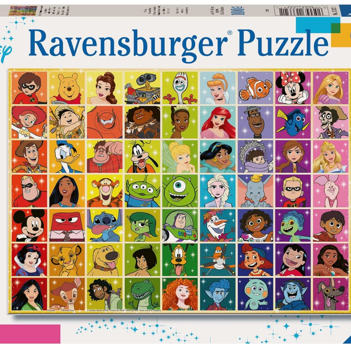 100pc Disney Color Palette Puzzle – Treehouse Toys