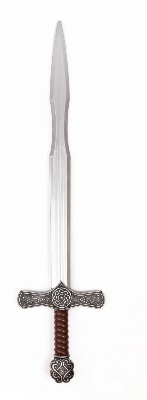 Viking Sword with detailed handle and realistic blade design, perfect for imaginative play and Viking costumes.