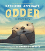 Cover of Odder - An Otter’s Story featuring a playful otter against a sunset sky, illustrated by Charles Santoso.