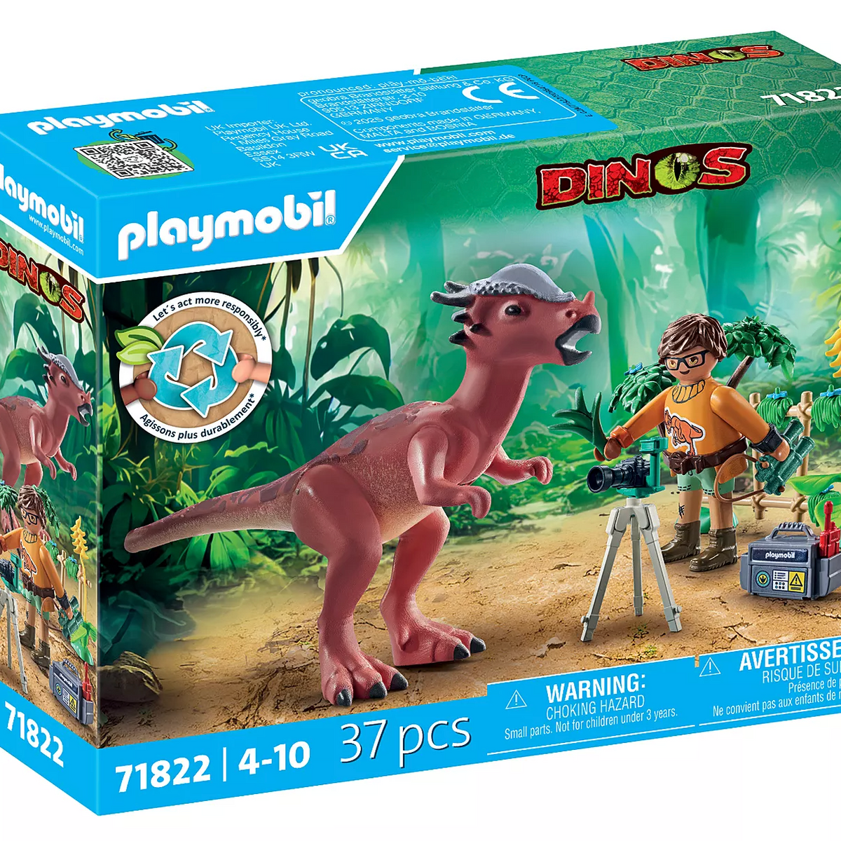 Playmobil 3184 北極探検セット　恐竜発掘 Dinos | Stygimoloch Observation – Treehouse Toys