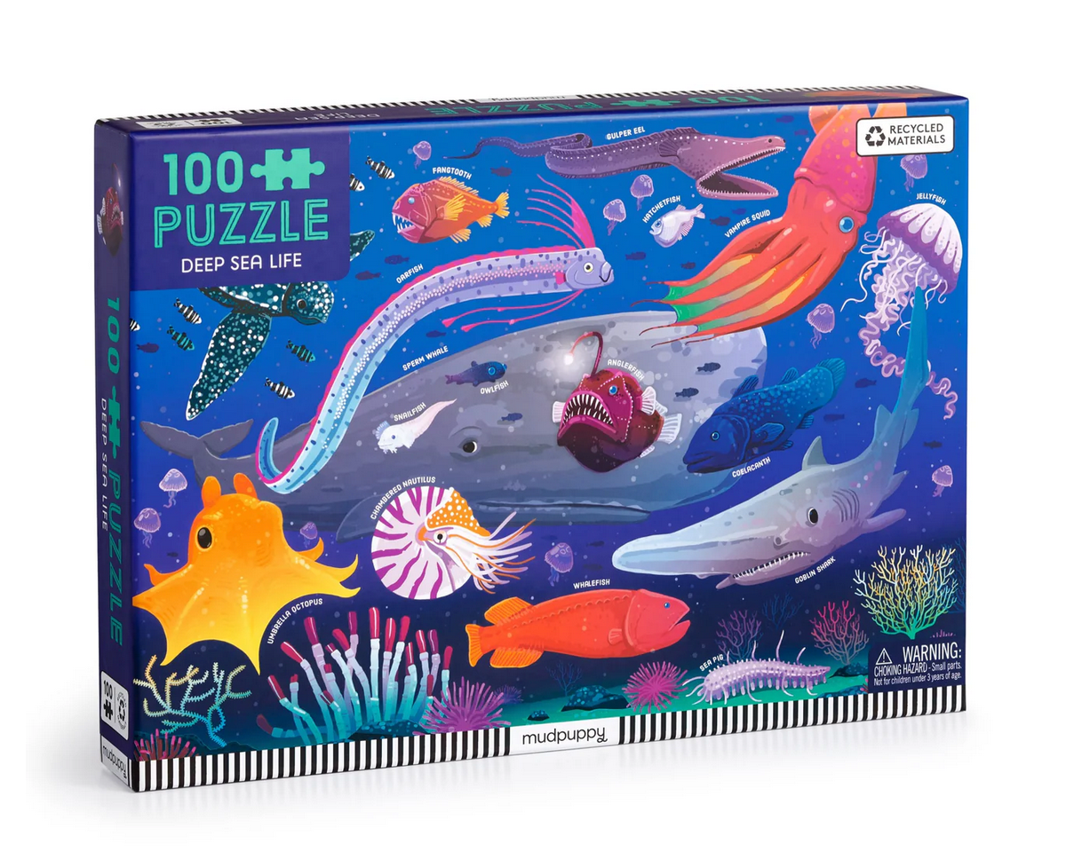 Sea-three7 30枚セット 100pc Deep Sea Puzzle – Treehouse Toys