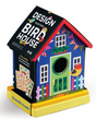 Design a Bird House kit with colorful 3-D birdhouse, kid-safe glue, and 50+ wooden pieces for creative fun.