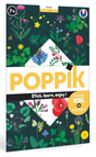 Poppik Discovery Poster Botanic with wildflower illustrations and reusable stickers for kids aged 7 and up.
