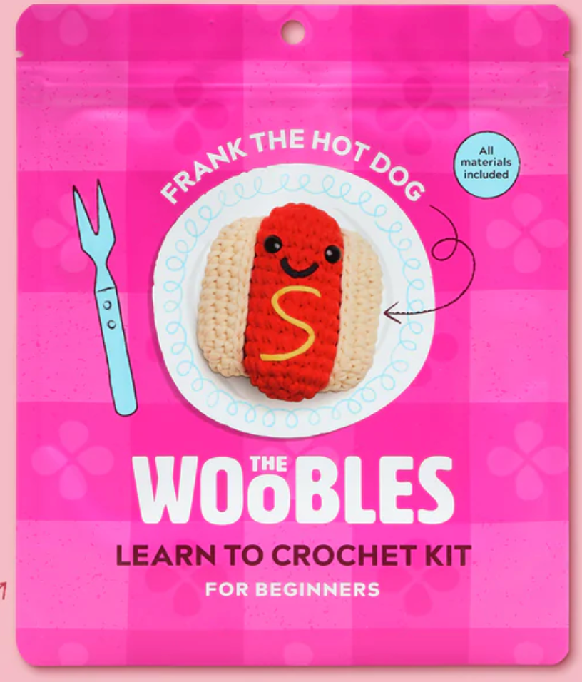 The Woobles Crochet Kit | Frank the Hot Dog – Treehouse Toys