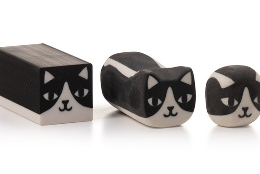9 Lives Cat Eraser