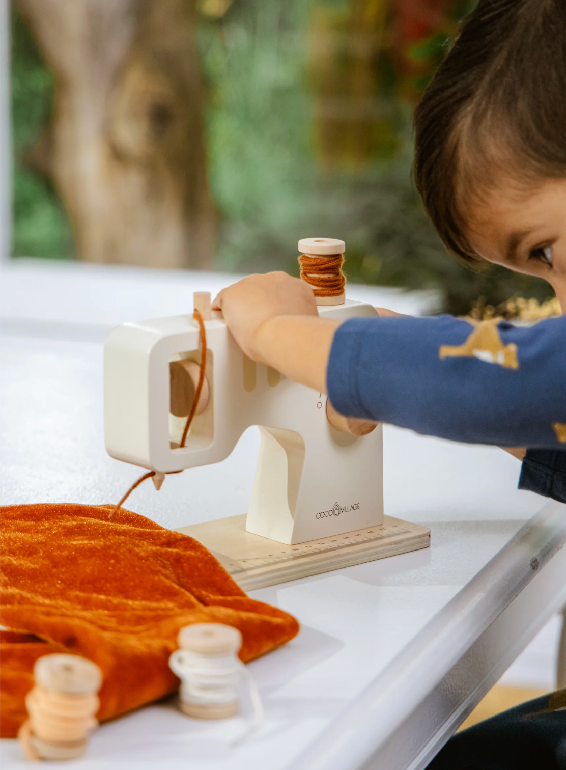 Wooden Sewing Machine