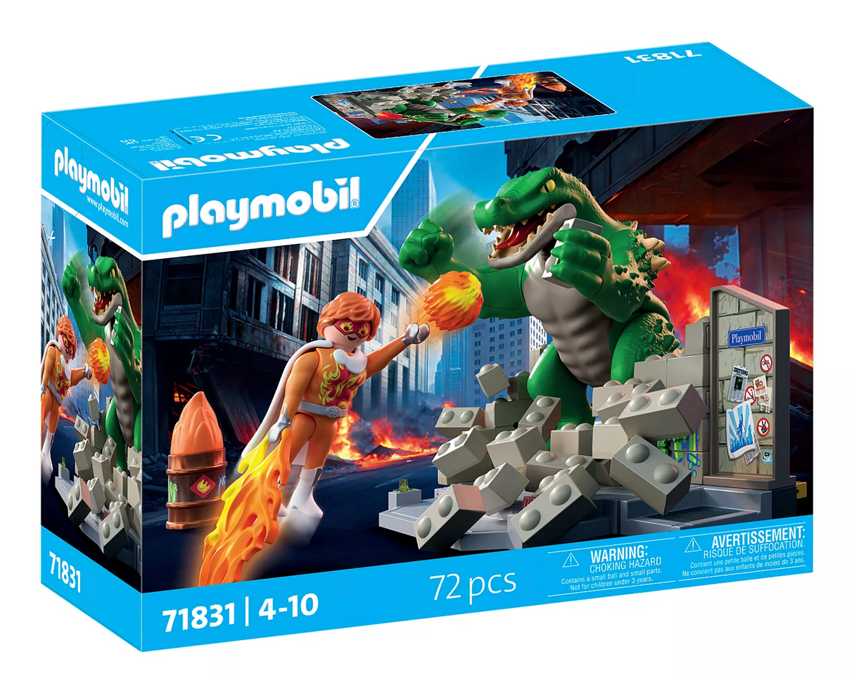 Heroes | Hero Battle Against Giant Lizard