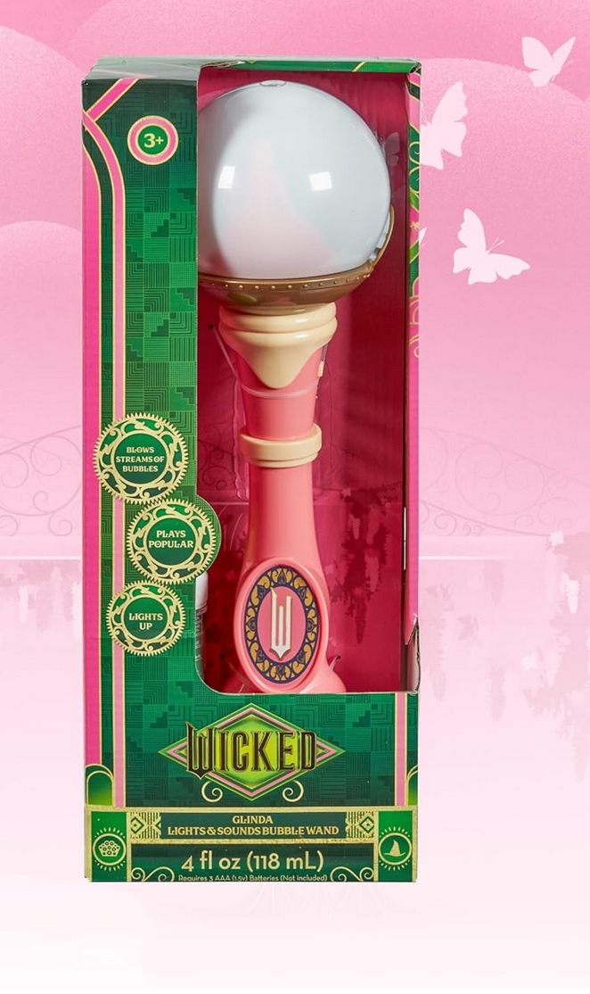 Lights & Sounds Bubble Wand | Wicked Glinda