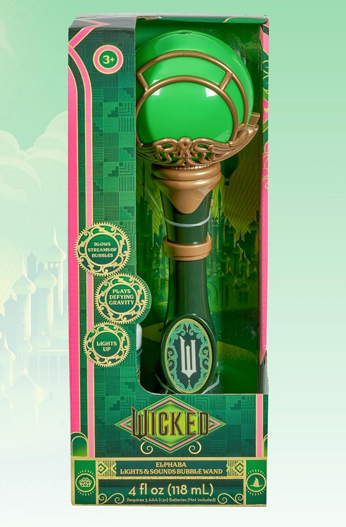 Lights & Sounds Bubble Wand | Wicked Elphaba