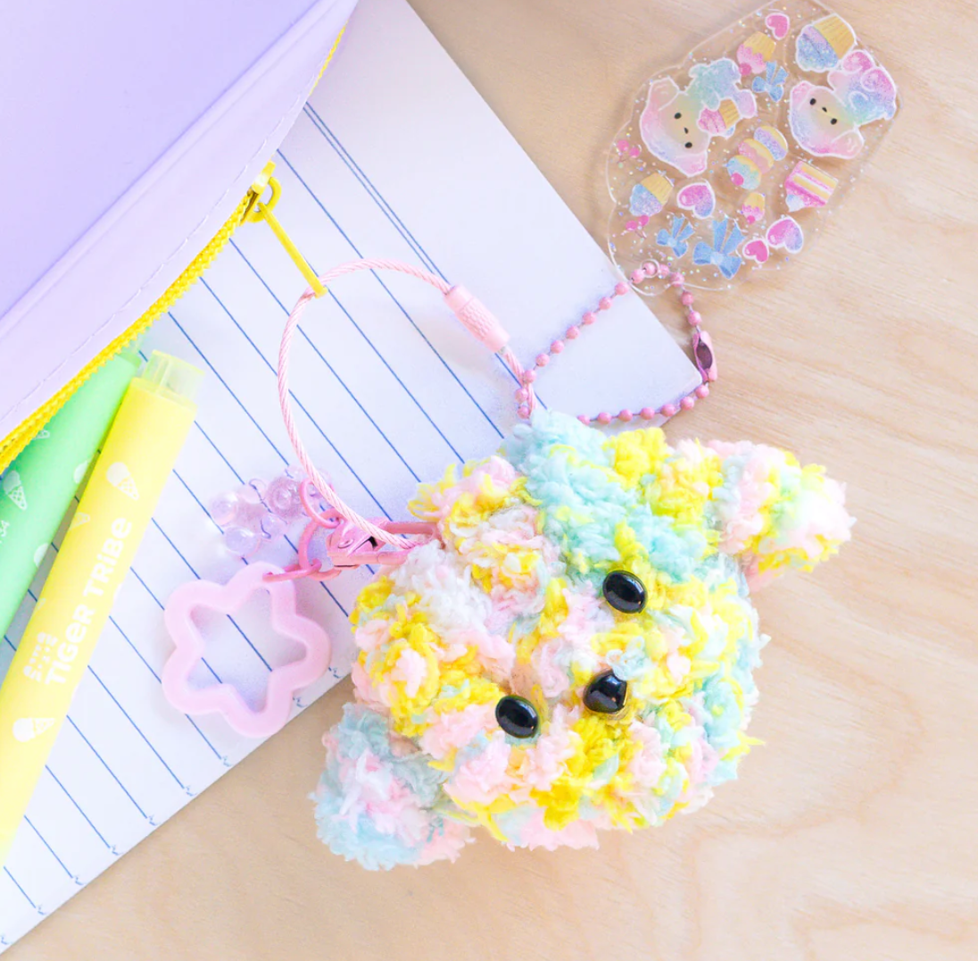 Bag Charm Kit | Fluffy Dog