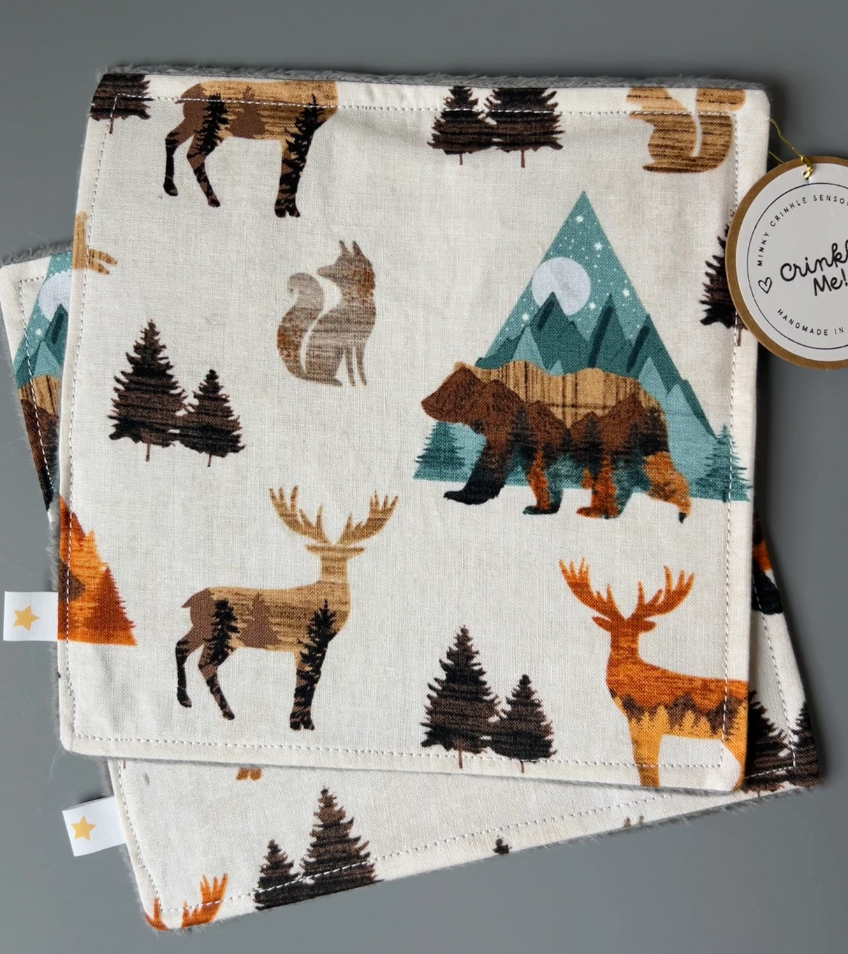 Minky Crinkle | Mountain Sunset