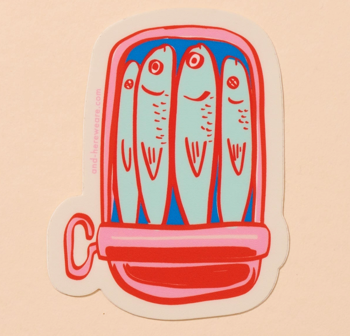 Sardines Sticker