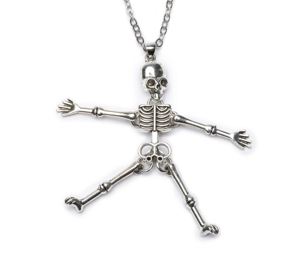Spooky Scary Skeleton Necklace