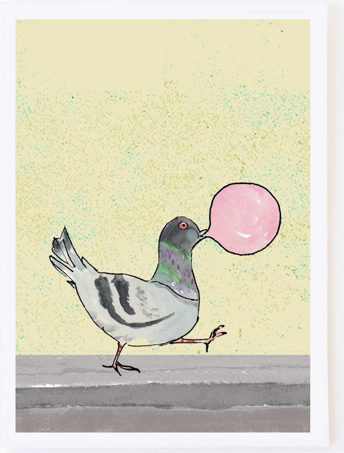 Bubblegum Pigeon Card