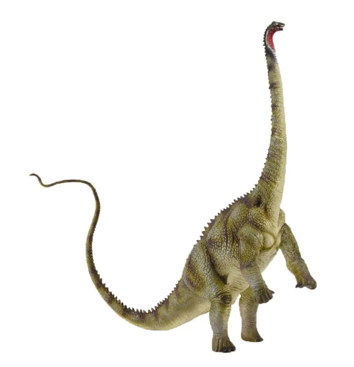 Diplodocus dinosaur figure with a long neck and tail