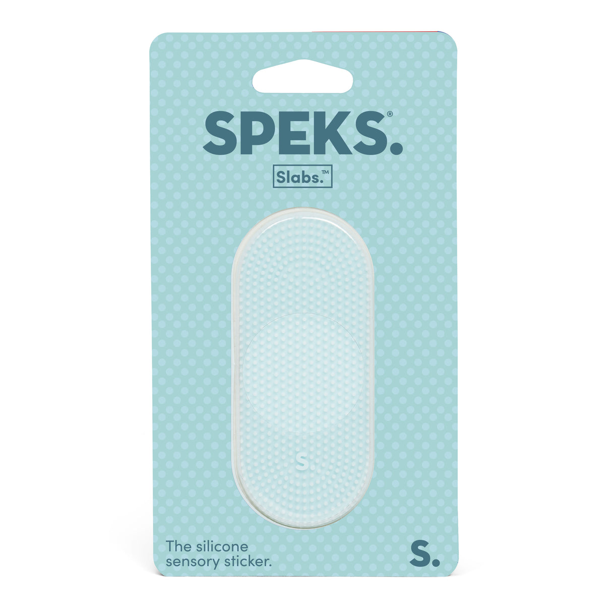 Speks. Slabs. The Silicone Sensory Sticker.