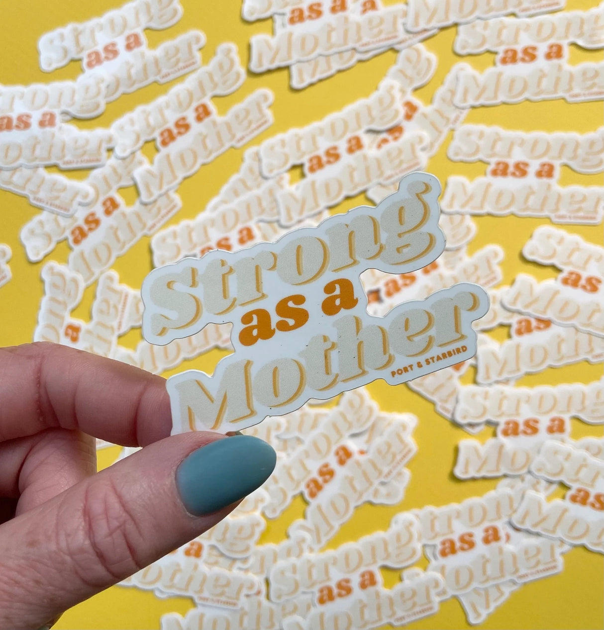 Strong As a Mother Sticker