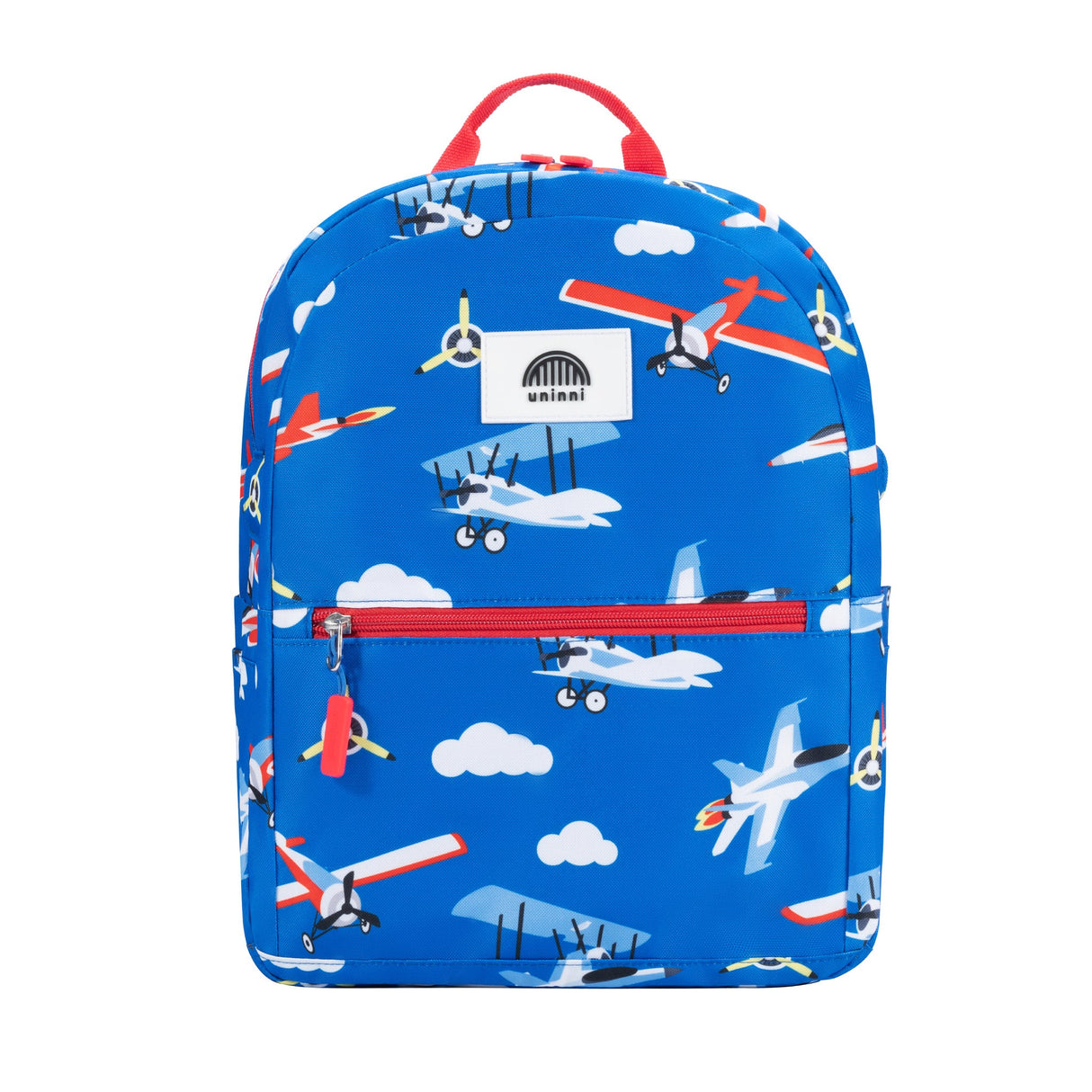Ethan Backpack | Airplane kids school backpack with airplane print, adjustable straps, and multiple storage compartments.