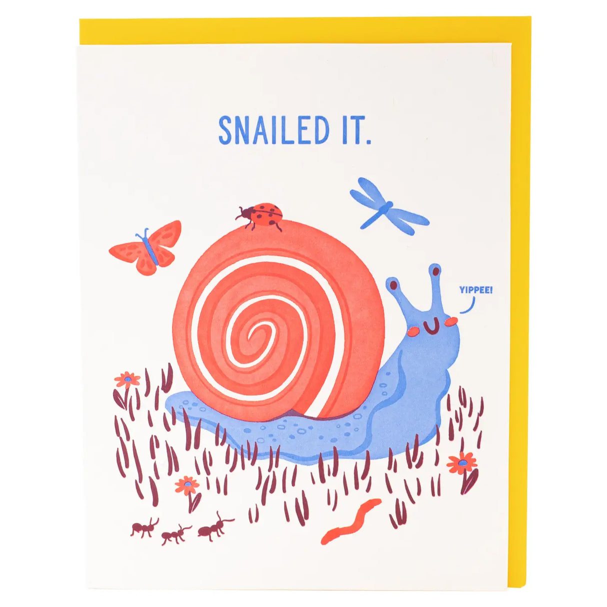 Snailed It Congratulations Card