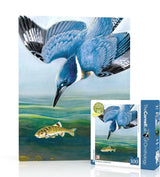100pc Belted Kingfisher Mini Puzzle