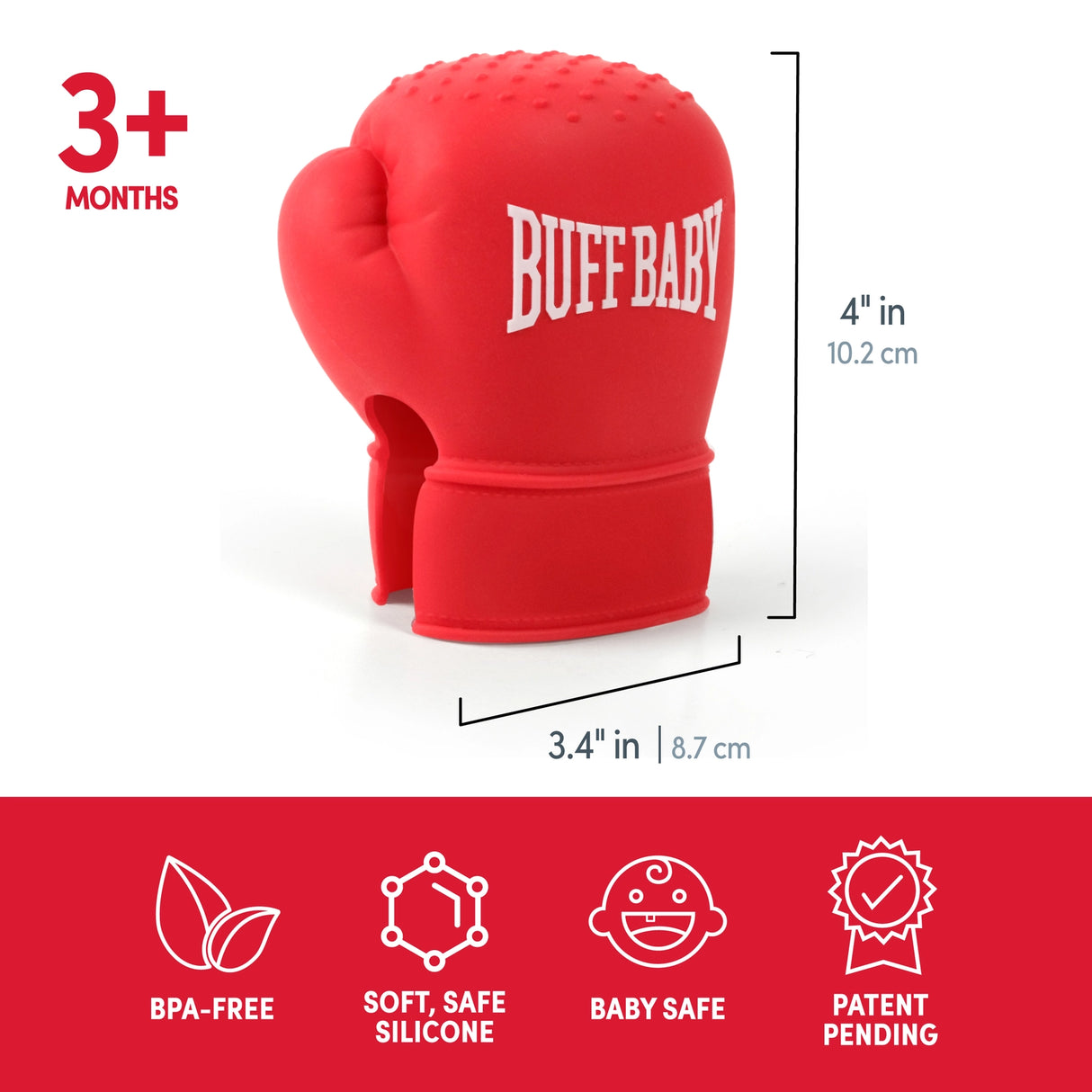 Buff Baby | Boxing Glove Teething Mitt