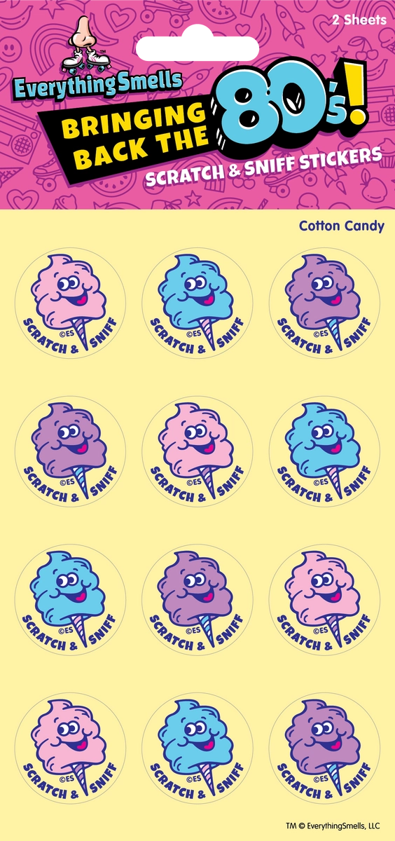 Scratch & Sniff Stickers | Cotton Candy