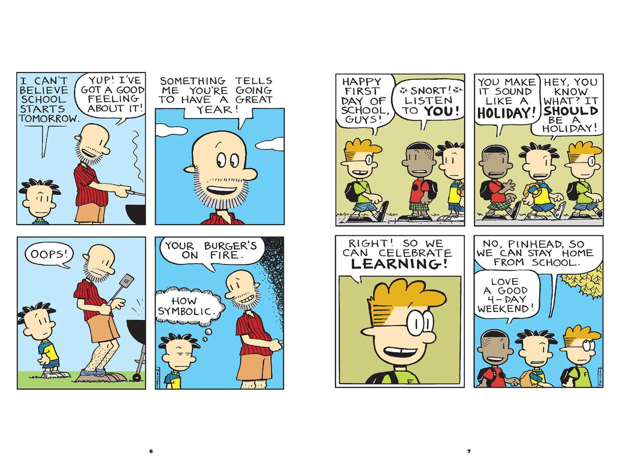 Big Nate #31: Remain Calm! comic strip showing middle school humor and friendship at P.S. 38 with Nate and friends.