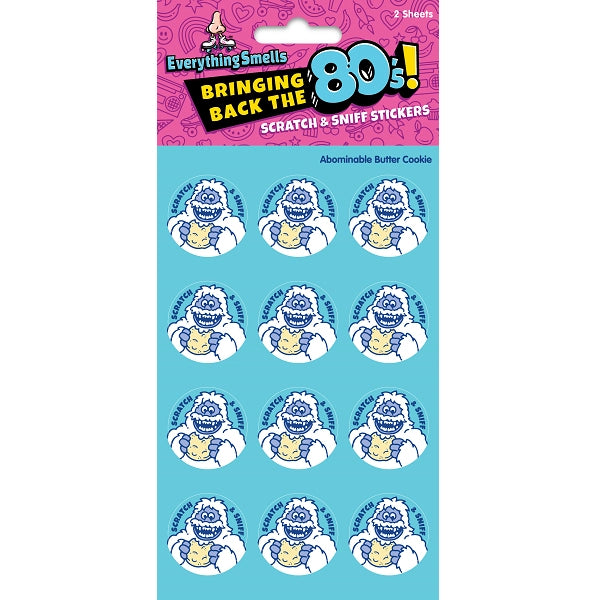 Scratch & Sniff Stickers | Abominable Butter Cookie