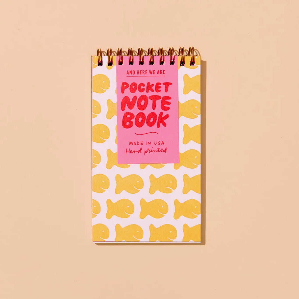 Spiral Notebook Small | Goldfish