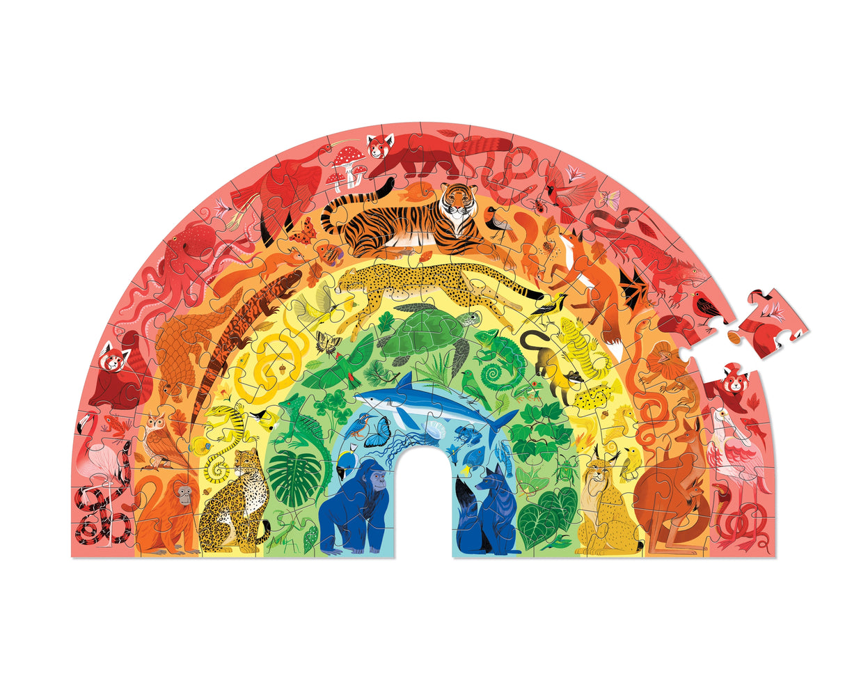 100pc Rainbow Animals Puzzle