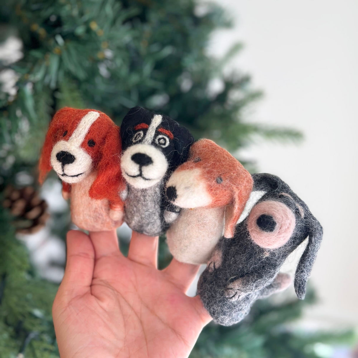 Felt Finger Puppet | Dog