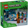 LEGO Minecraft Warden Encounter set with large Warden figure, Silent Ranger, chicken, cave build, and adventure accessories.