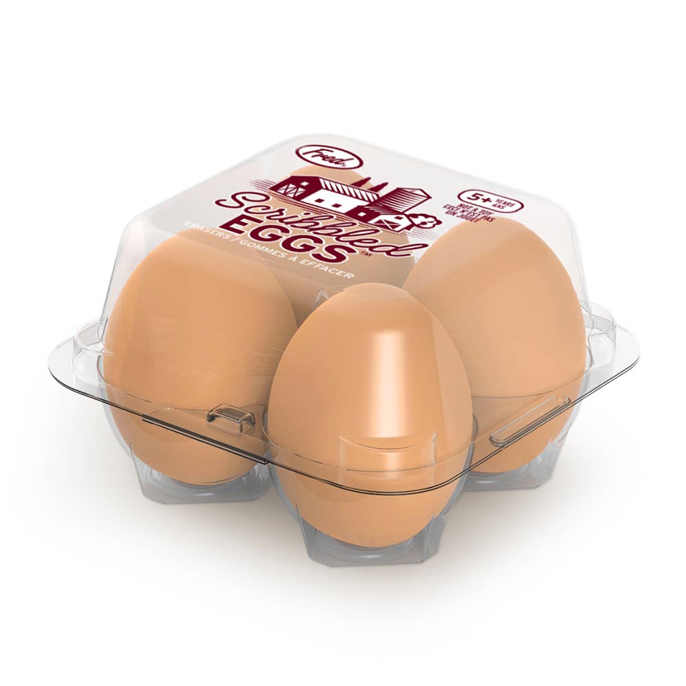 Scribbled Eggs Egg Erasers