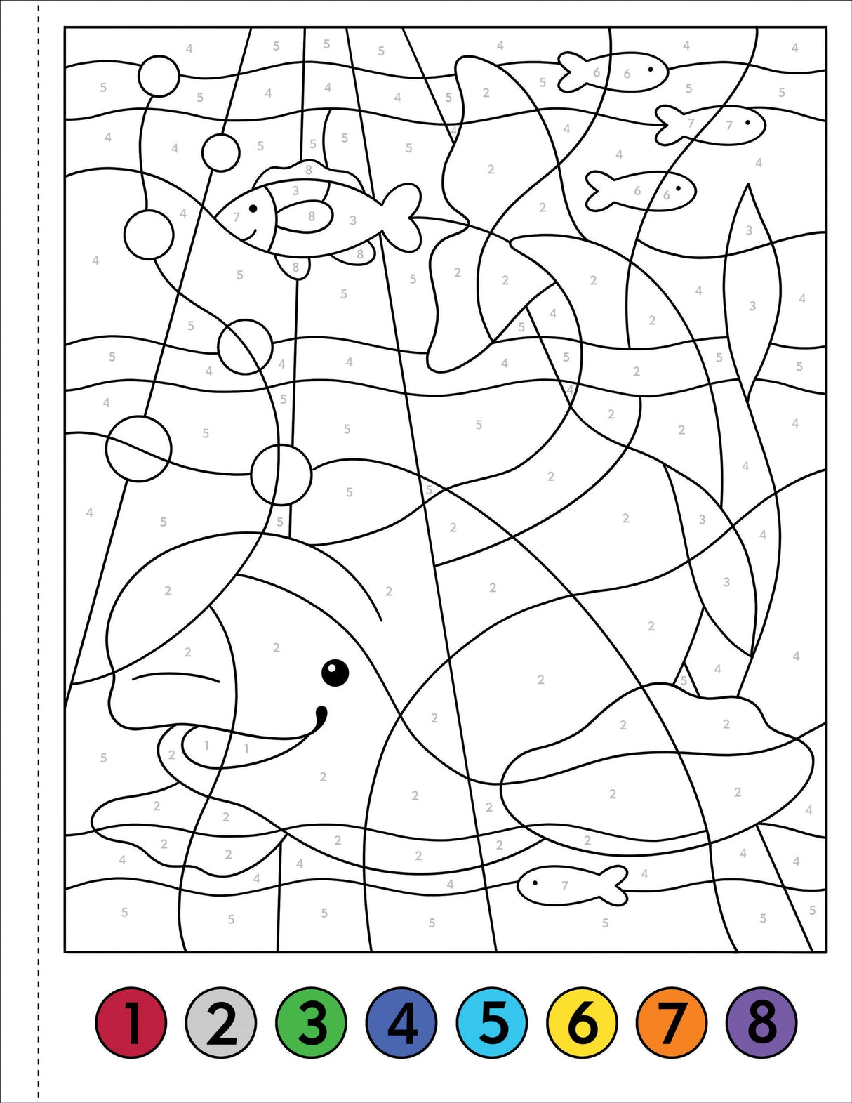 First Color By Number | Under the Sea