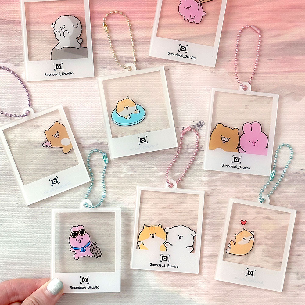 Soondeok Friends Photo Frame Keyring