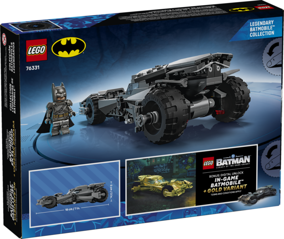 Super Heroes DC Batman v Superman Batmobile
