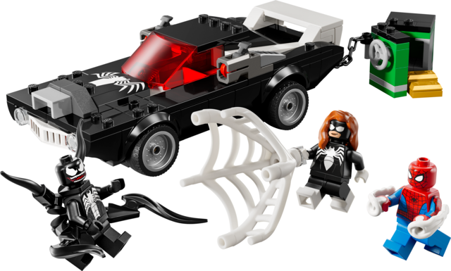 Super Heroes Marvel Spider-Man vs Venom Muscle Car
