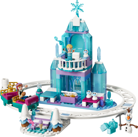 Disney Princess Elsa's Ice Castle & Snow Ride Adventure
