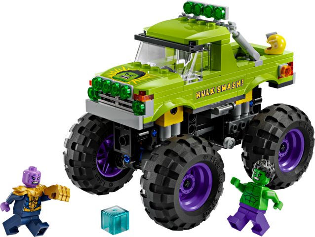 Super Heroes Marvel The Hulk Truck vs Thanos