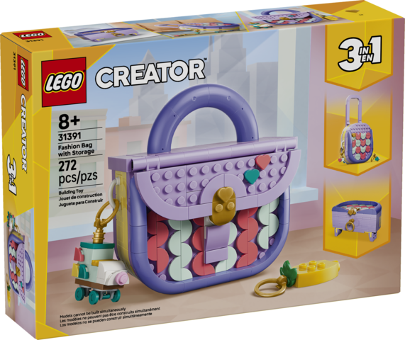 Creator Art Fashion Bag with Storage