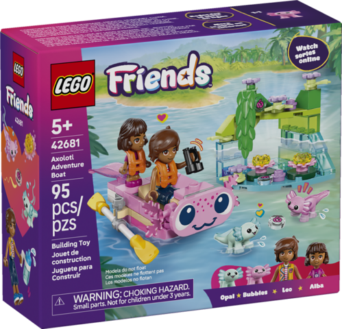 Friends Axolotl Adventure Boat