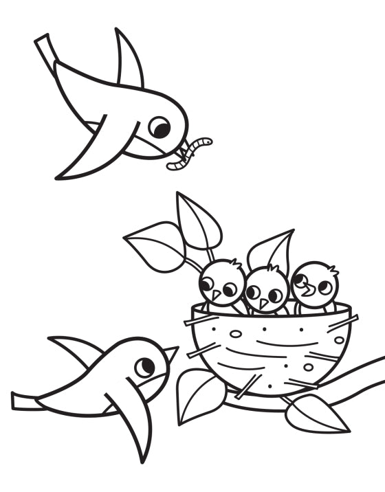 My Busy Baby Animals Coloring Book