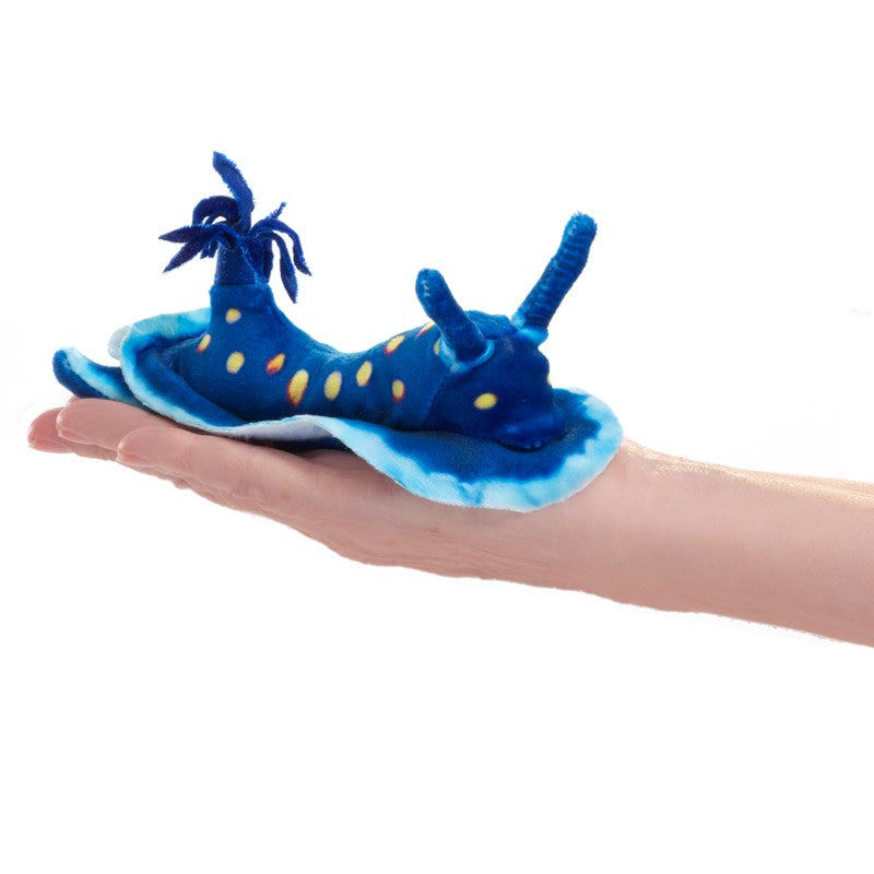 Blue Nudibranch Finger Puppet