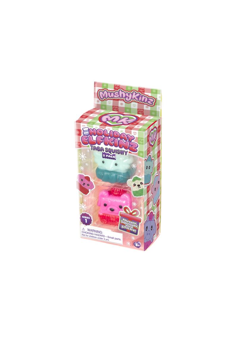MushyKinz Holiday Pack colorful boxed plush toy set