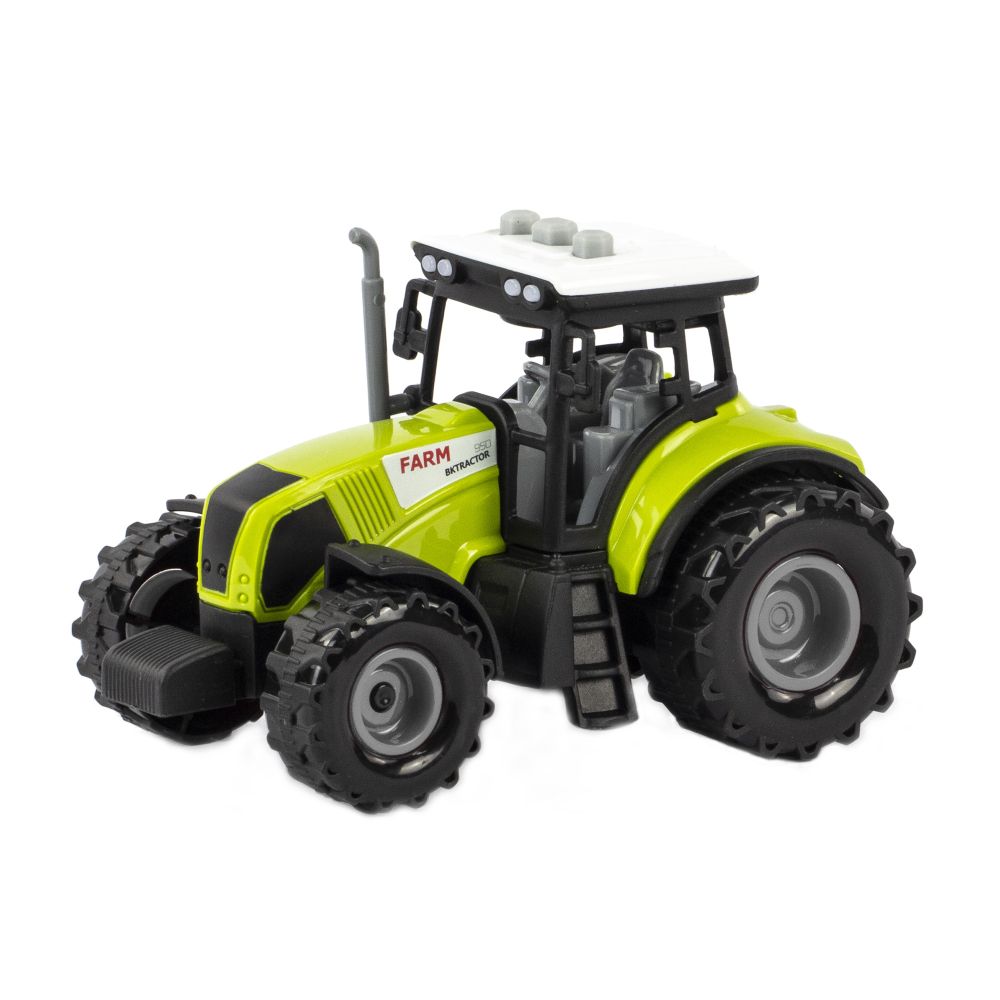 Tractor Lights & Sounds toy with friction power, realistic details, and interactive lights and sound effects for kids.