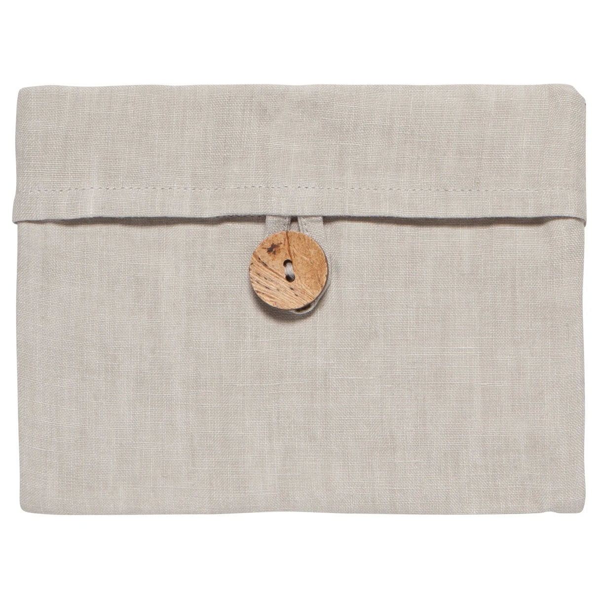 Snack Bags | Midnight & Gray reusable eco-friendly lunch bag with minimalist design and wooden button closure.